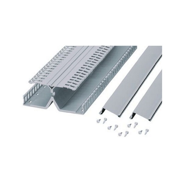 Panduit 3" H PANELMAX DIN WIRING DUCT, 7.25"W BASE & COVER WHITE, 6FT LONG DRD33WH6